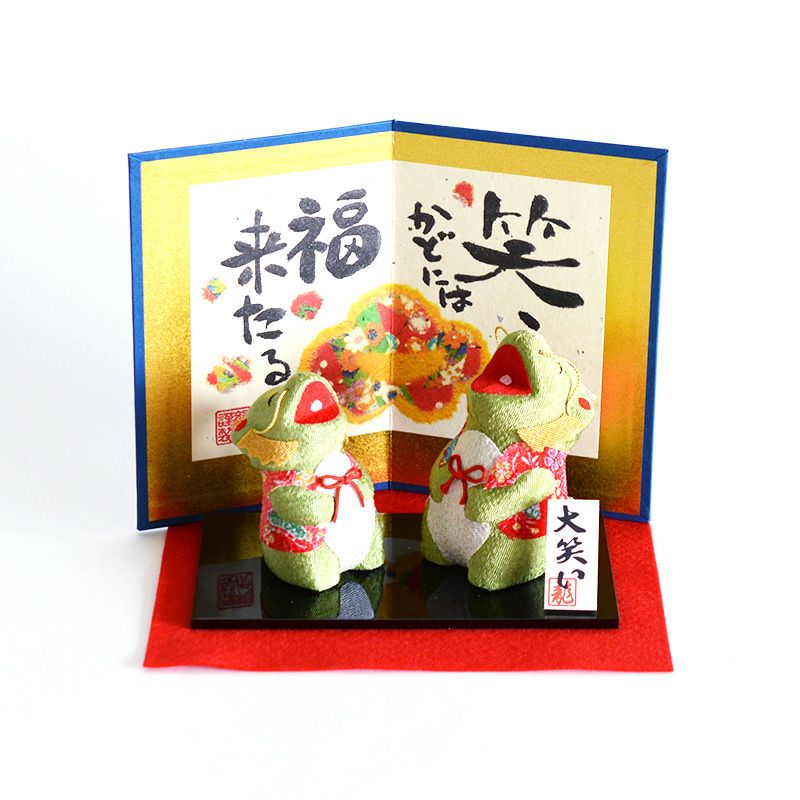 大笑い親子辰（屏風付）｜和食器通販｜織部 Online Store【公式】