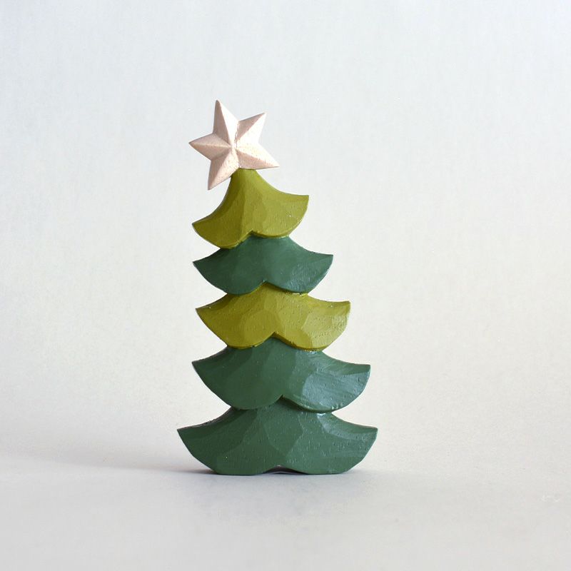 世界にひとつしかない木彫りのクリスマスアイテムです。