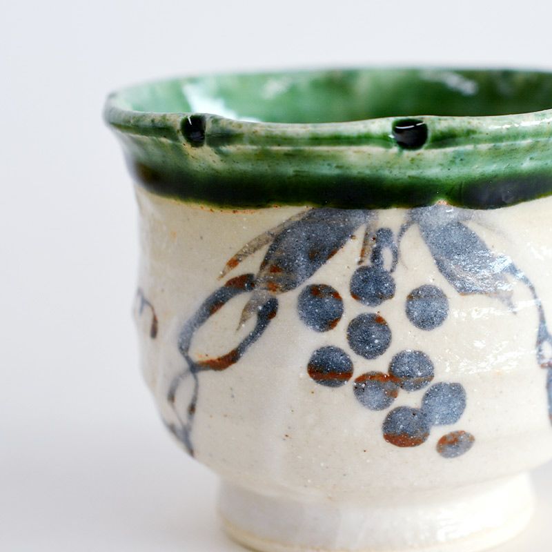 美濃彩 織部ぶどう 碗皿｜和食器通販｜織部 Online Store【公式】