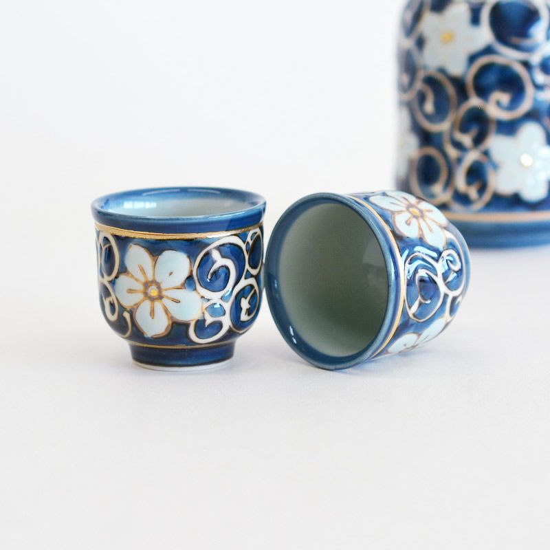 桔梗唐草 酒器セット｜和食器通販｜織部 Online Store【公式】