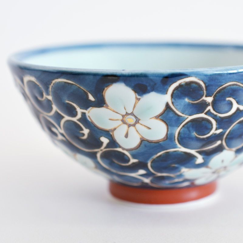 中国 染付 唐草模様 碗 DT253 中国 染付 唐草模様 碗 DT253 中国 染付 唐草模様 碗 DT253 中国 染付