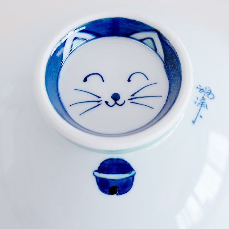 ゆずりは工房ねこ大皿せともの食器猫
