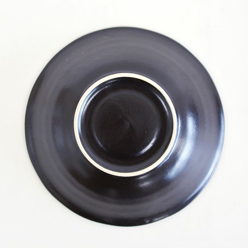 天目刷毛目中鉢 