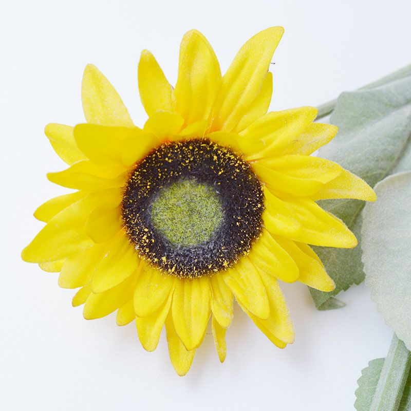 ヒマワリの花がリアルに再現されています