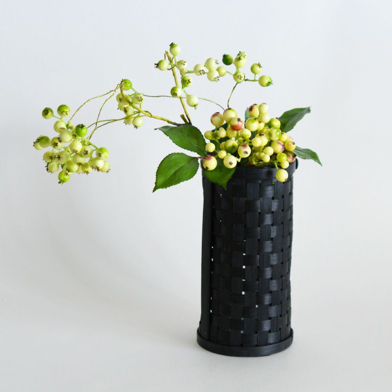 バンブー フラワーベース ブラック ｜和食器通販｜織部 Online Store 