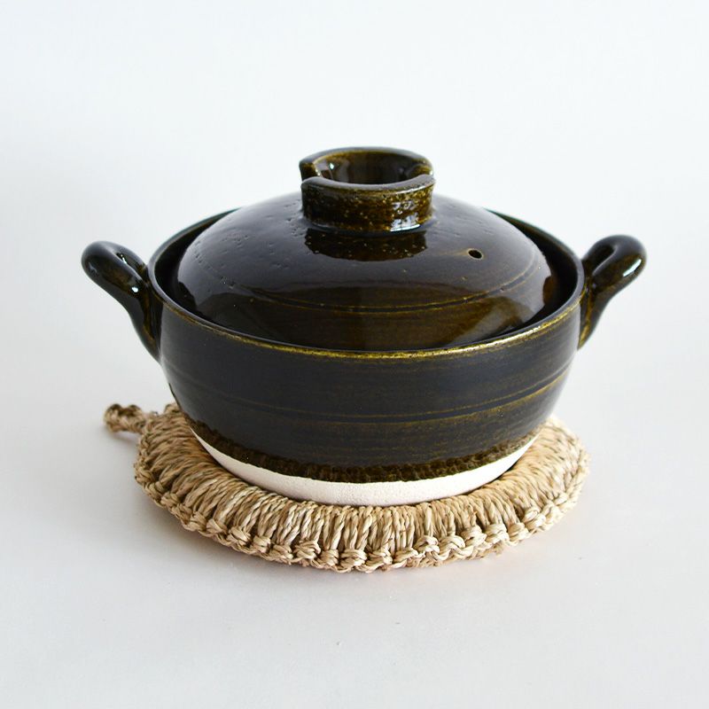 ごはん2合炊き 煮込み土鍋 織部ブラック｜和食器通販｜織部 Online