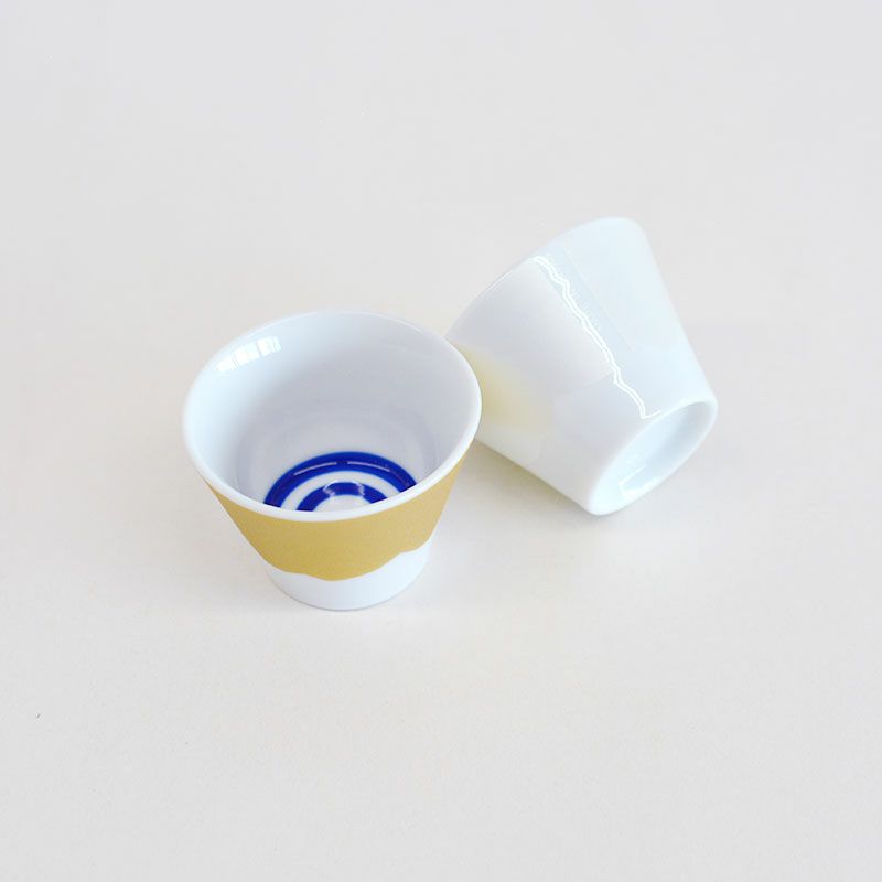 富士山 ペア おちょこ（雲金・雲銀）｜和食器通販｜織部 Online Store 