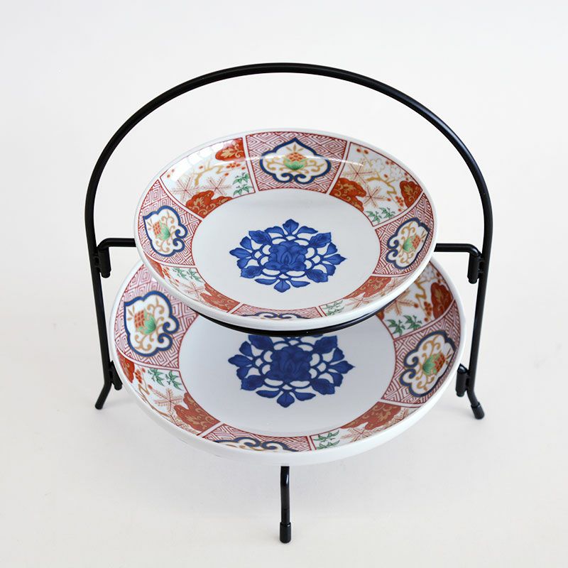 染錦窓絵 オードブル スタンドセット｜和食器通販｜織部 Online Store