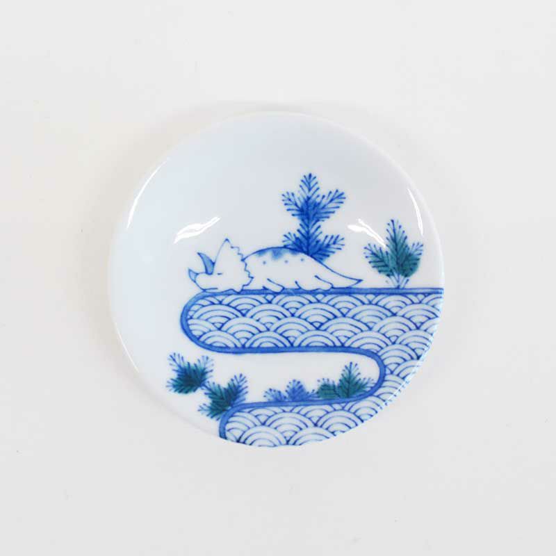 アンティークな絵皿豆皿9枚セット 古瀬戸古織部古美濃？馬の目うさぎ亀