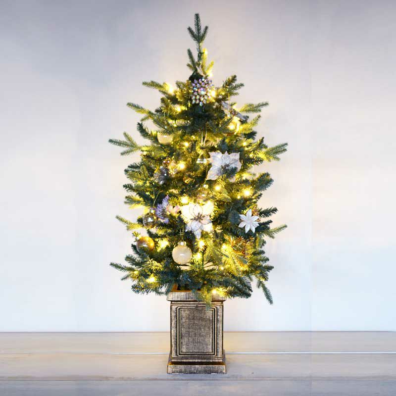 240㎝ クリスマスツリー ミックスパインツリー ミックスパインツリー（70球LEDライト・ポット付）｜和食器通販｜織部