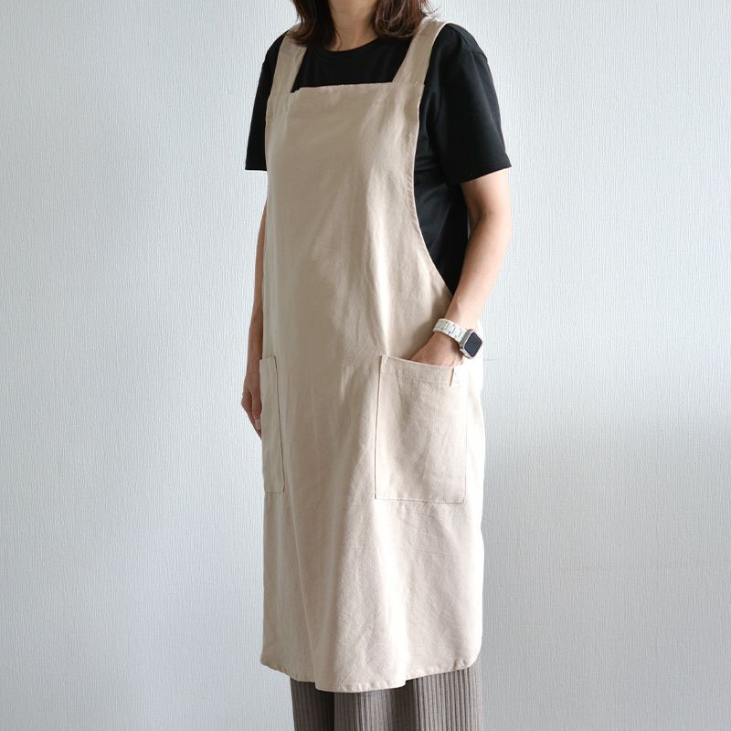 Laranエプロン ベージュ｜和食器通販｜織部 Online Store【公式】
