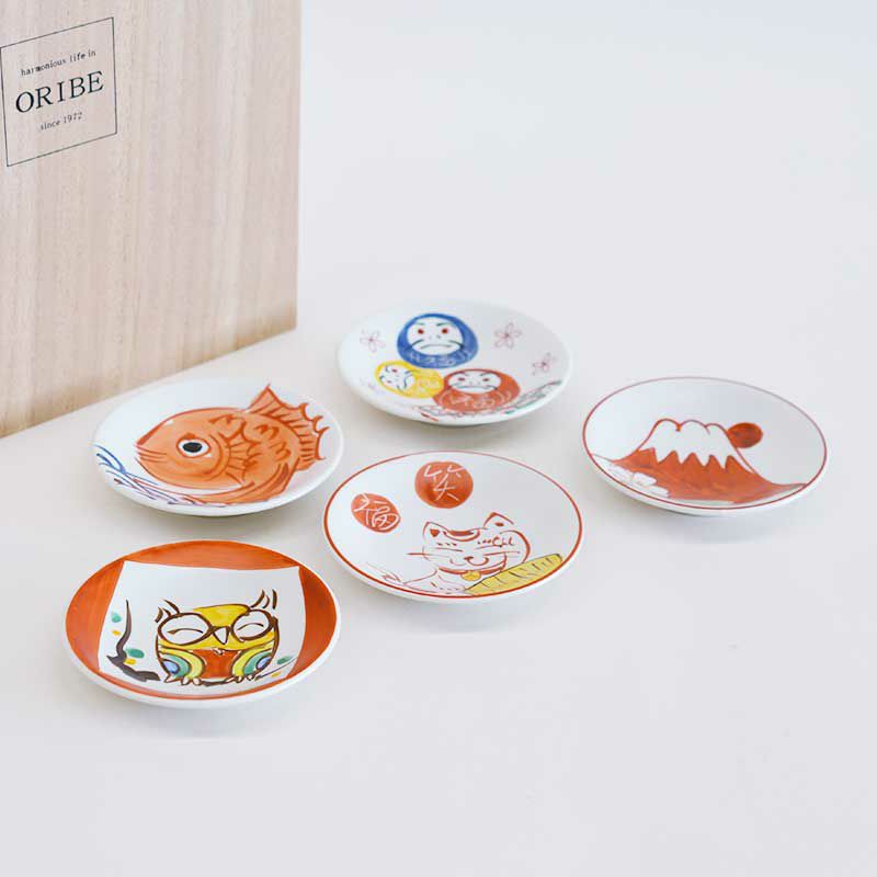 おめでた豆皿セット｜和食器通販｜織部 Online Store【公式】