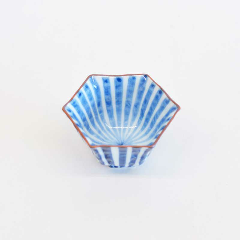 濃十草 六角小付｜和食器通販｜織部 Online Store【公式】