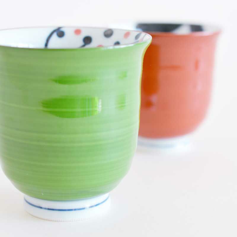 福ひょっとこ 湯呑 大｜和食器通販｜織部 Online Store【公式】