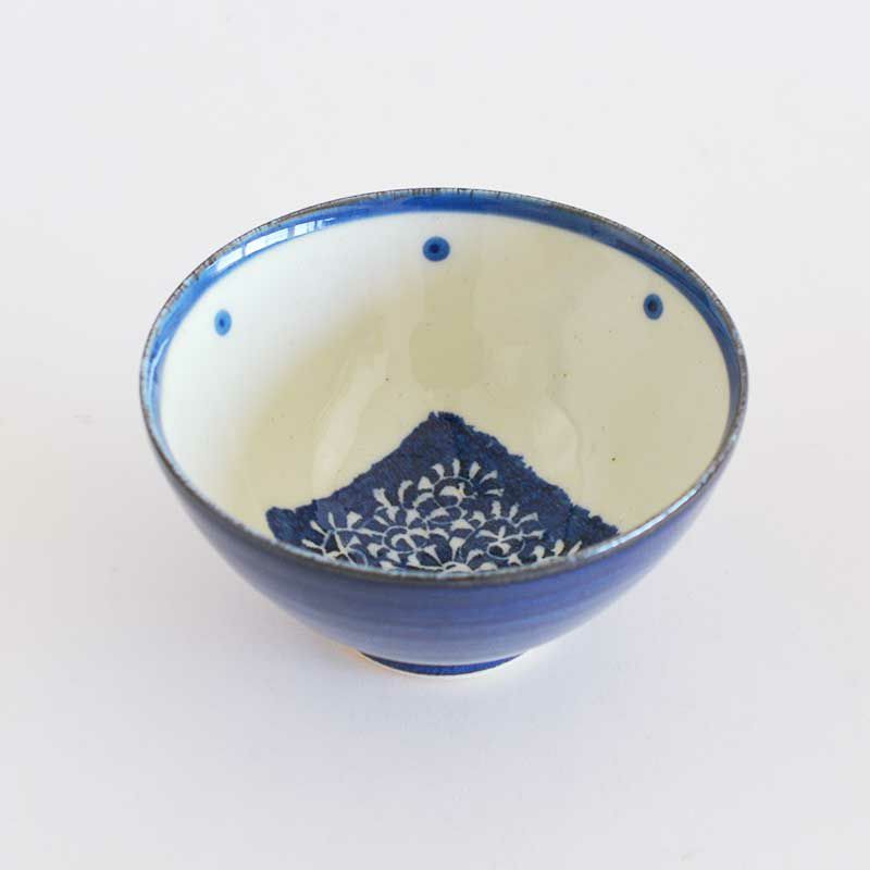 和紙タコ唐草 茶椀 大