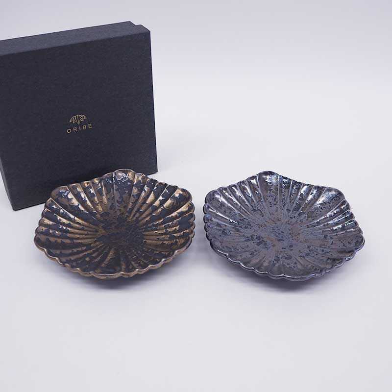 織部釉彩　皿 織部釉彩 皿 織部釉彩 皿 織部釉彩 皿 織部鉄釉向付 - 陶舗サノヤ