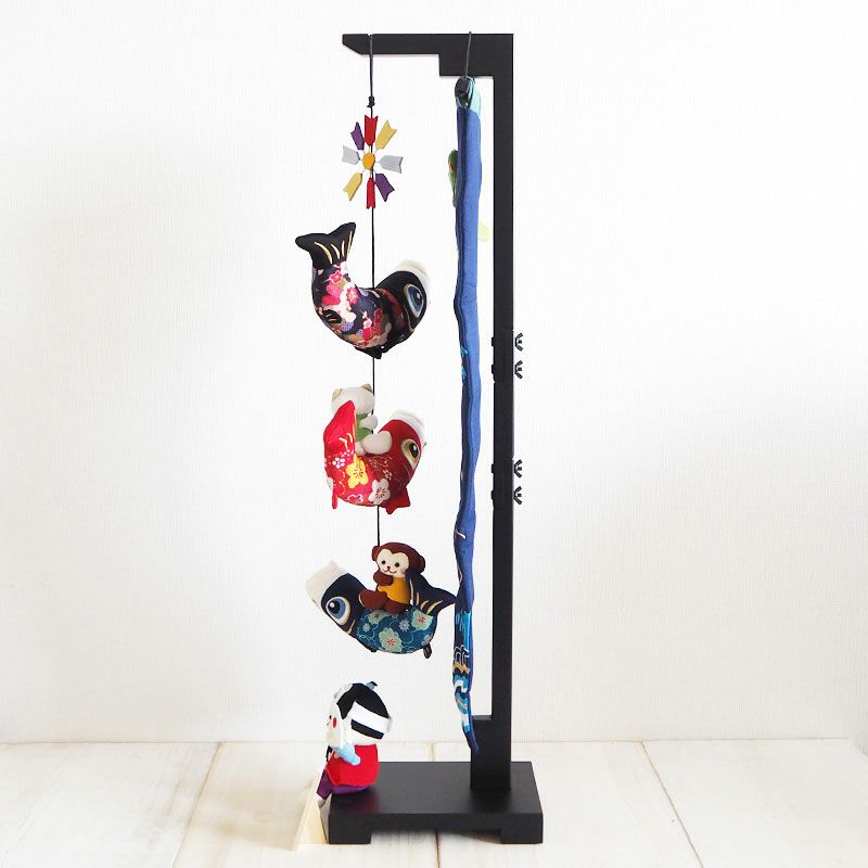 節句つるし掛けこいのぼり 桃太郎 （台・名入れ札付）｜和食器通販