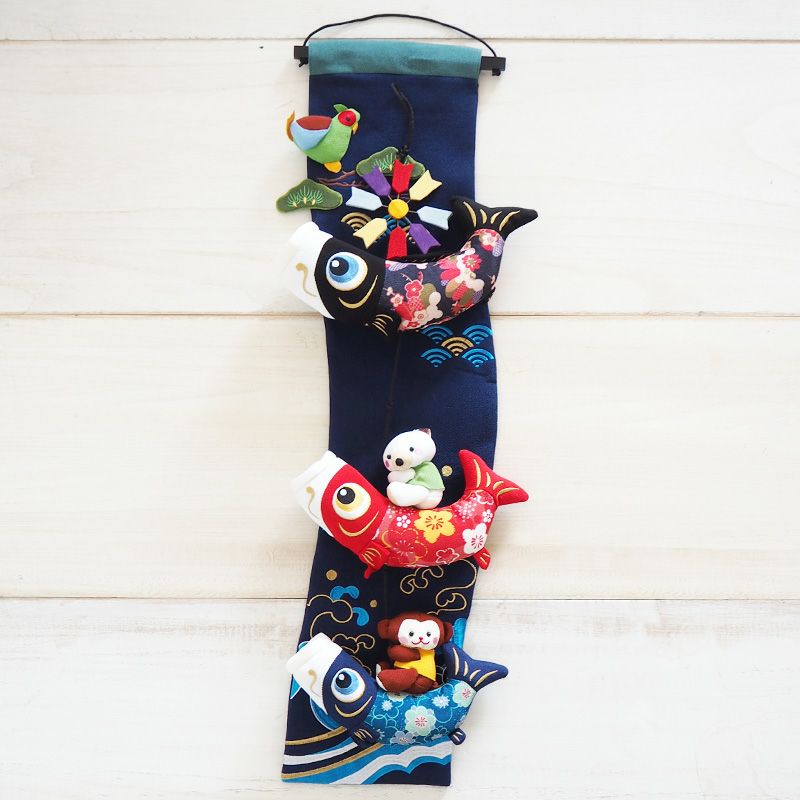 節句つるし掛けこいのぼり 桃太郎 （台・名入れ札付）｜和食器通販