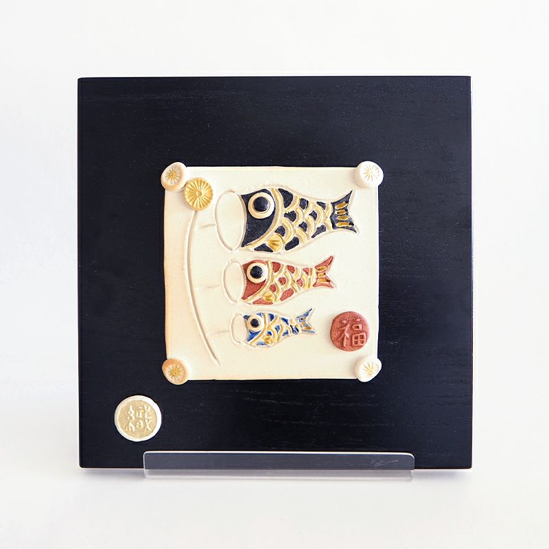 Atelier ORIBEで作られた織部オリジナルの陶額です