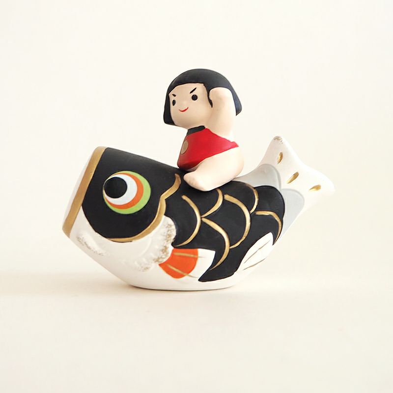 錦彩鯉のぼり金太郎（緋鯉付）｜和食器通販｜織部 Online Store【公式】