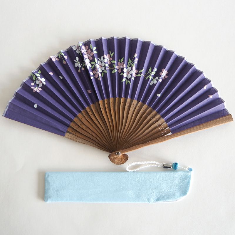 fuwa扇子ギフトセット 桜パープル