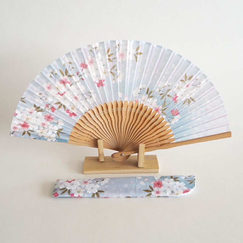 桜乃扇子 水色