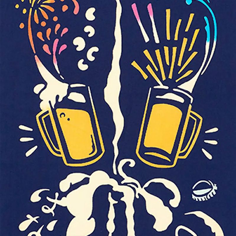 ビールの乾杯は嬉しさ最高潮！