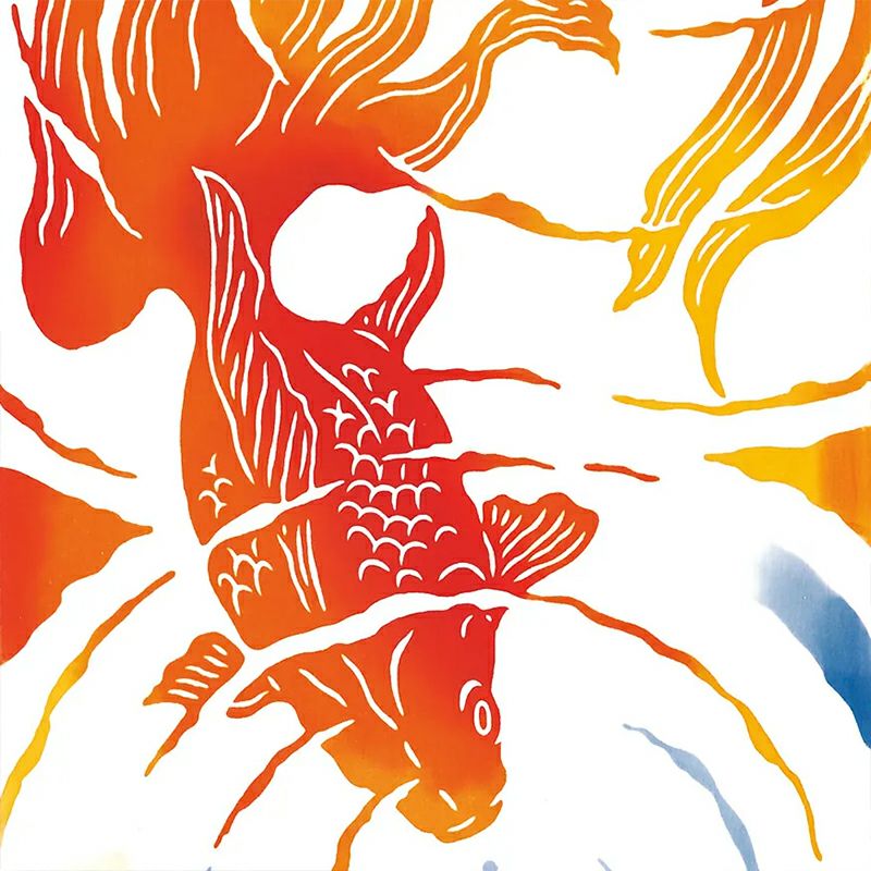 水が動き波紋が広がる