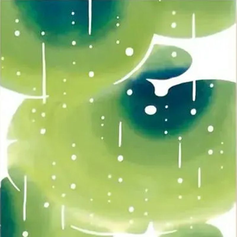 草木にやさしく降りそそぐ春の雨