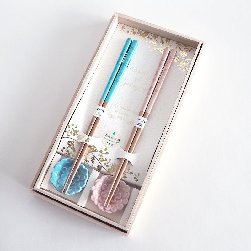 HARENOHI 花彫り 箸ペア