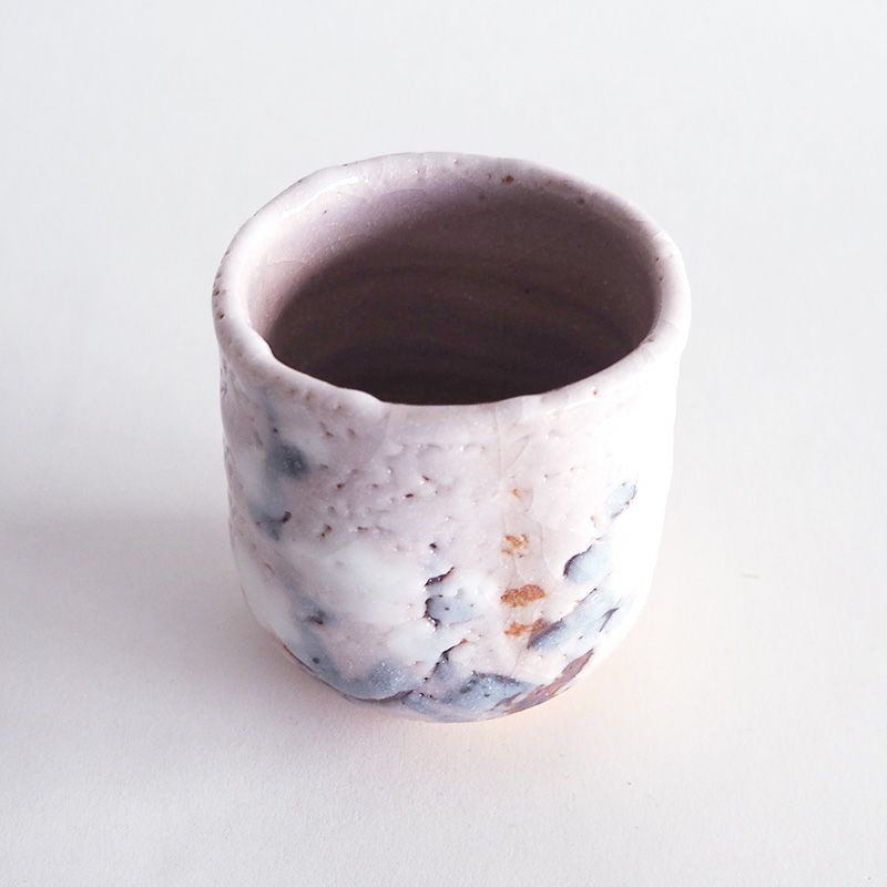 梅の絵柄が紅志野特有の色合いに馴染んでいます