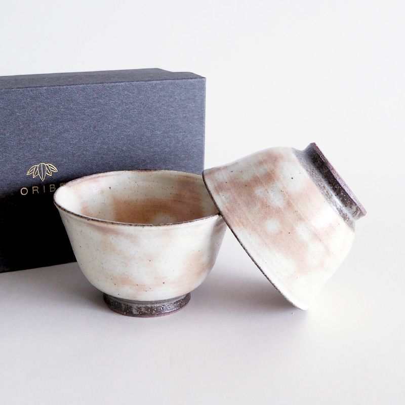 粉引 組茶碗