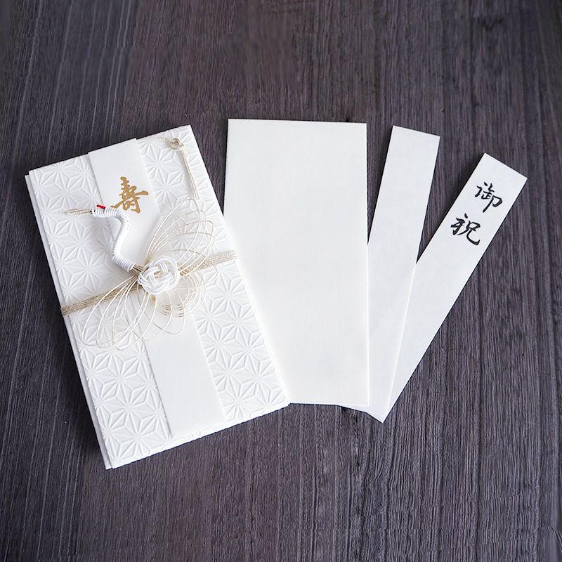 中封筒と短冊が付きます