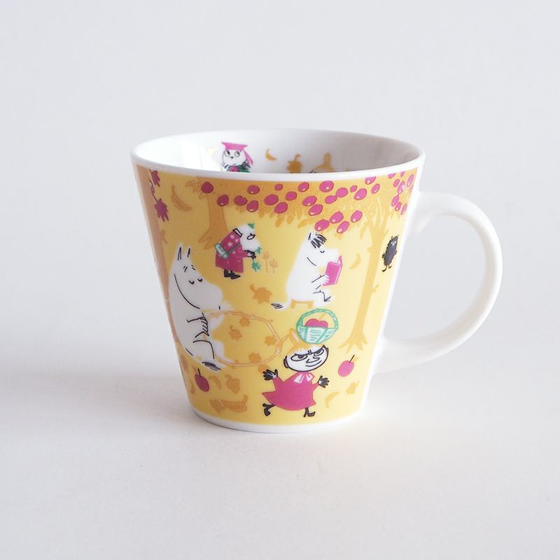 ムーミン谷の秋をイメージしたマグです