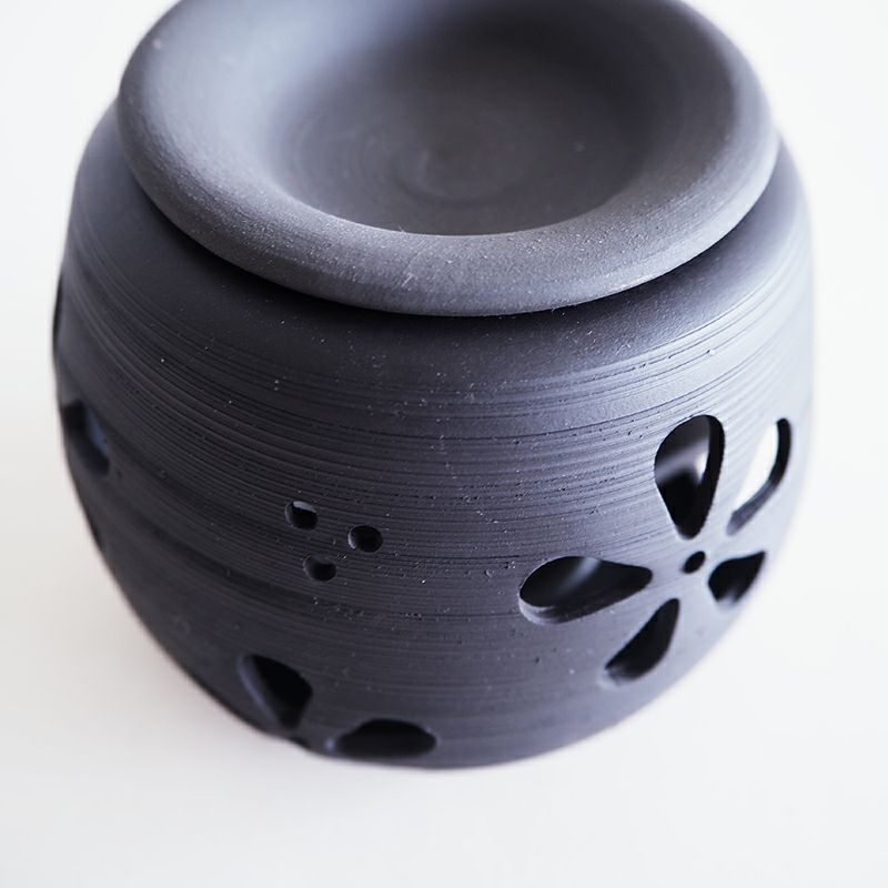 上部の皿に茶葉の乗せます