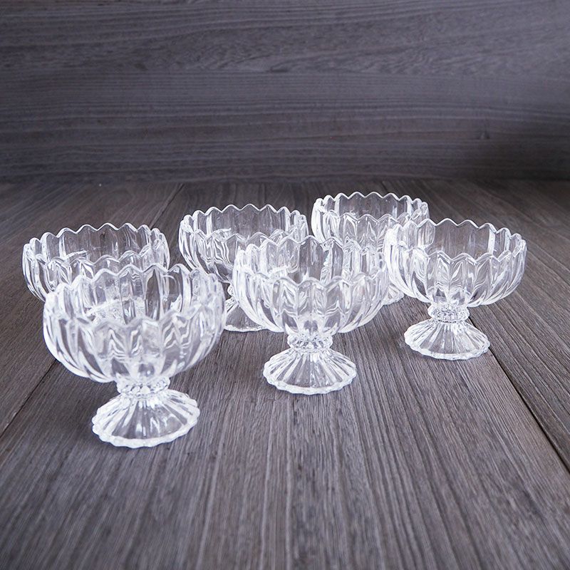 ステム デザートグラス ラウンド 6psセット