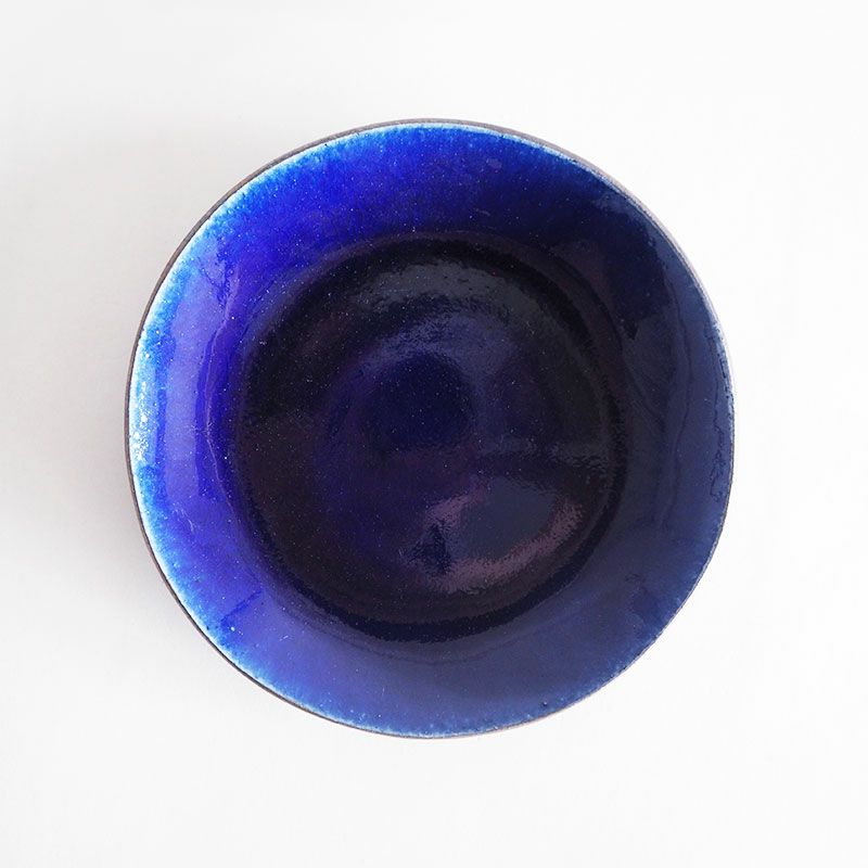 ルリ釉 5寸皿
