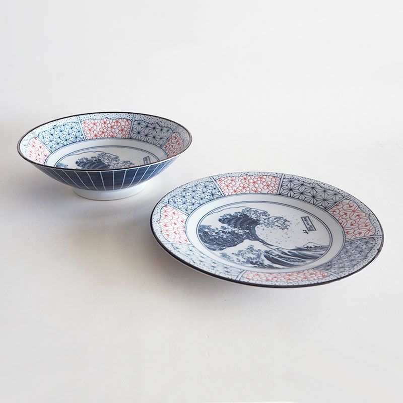 波富士 染付 大皿｜和食器通販｜織部 Online Store【公式】