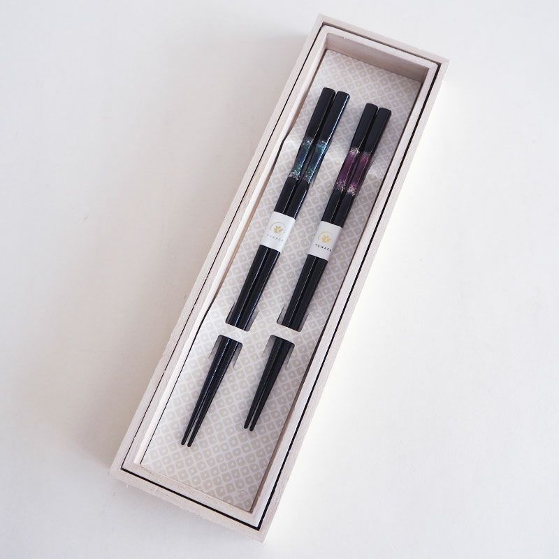 食洗 とんぼ玉 箸 悠久 ペア