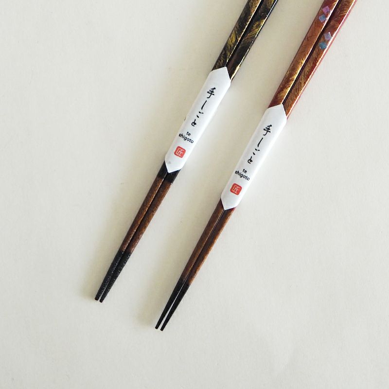 摘まみやすい箸先です