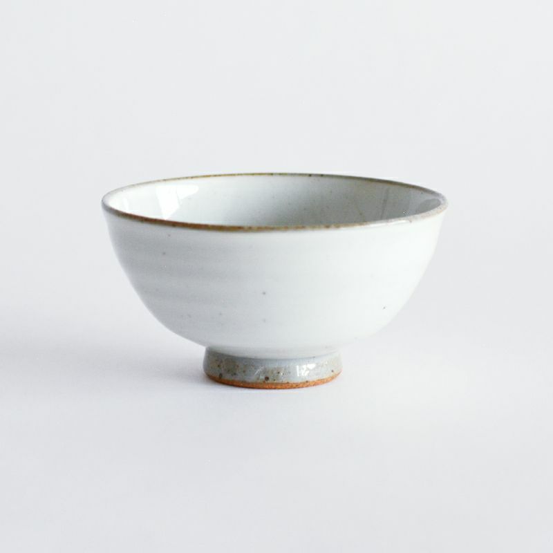 趣のある白い釉薬