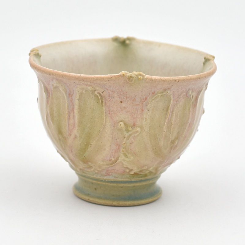 輪花汲出茶碗(ピンク)｜和食器通販｜織部 Online Store【公式】