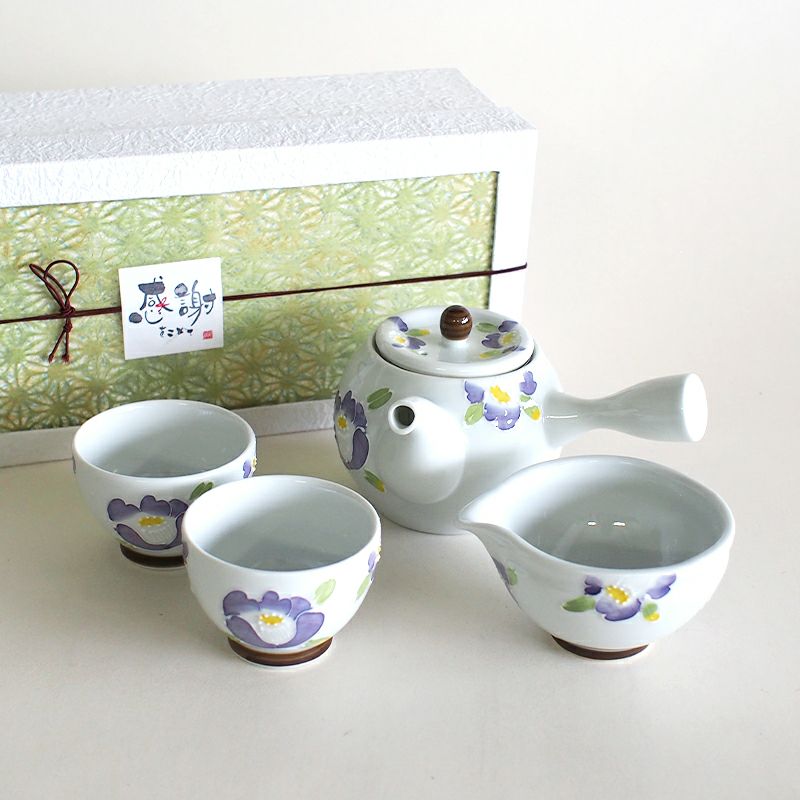  一珍つばき　茶器セット