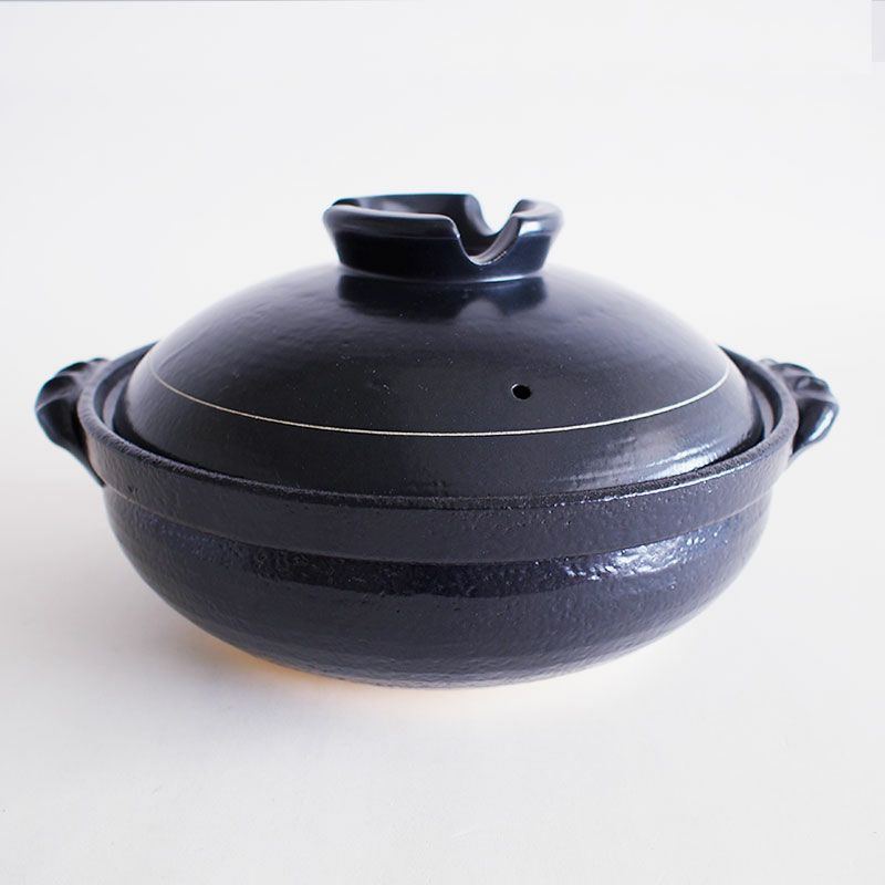 IHかき落とし土鍋9号深鍋