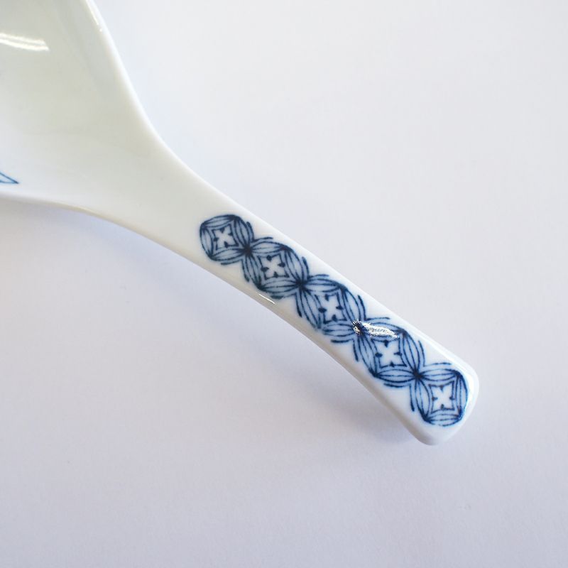 波富士染付 らーめん レンゲ｜和食器通販｜織部 Online Store【公式】