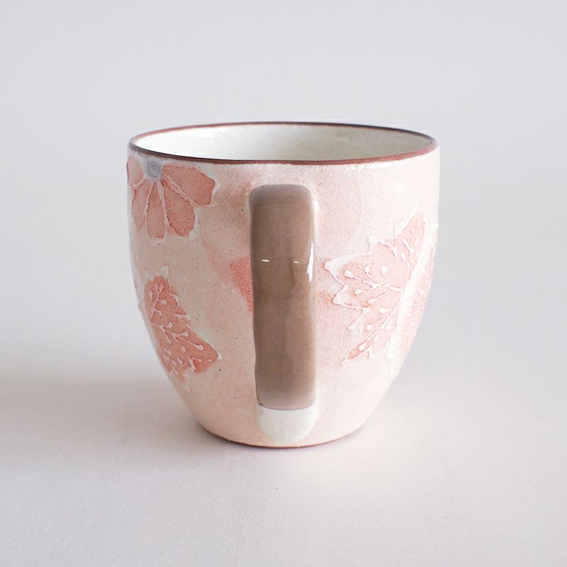 花風マグ ピンク｜和食器通販｜織部 Online Store【公式】