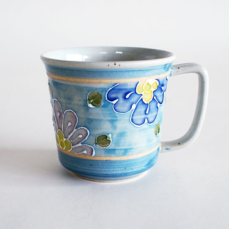 一珍かれん　軽々マグカップ ブルー