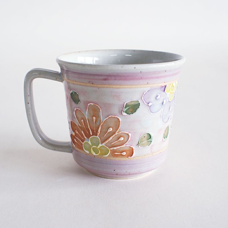 マグカップ 一珍かれん 軽々マグカップ ピンク｜和食器通販｜織部 Online Store
