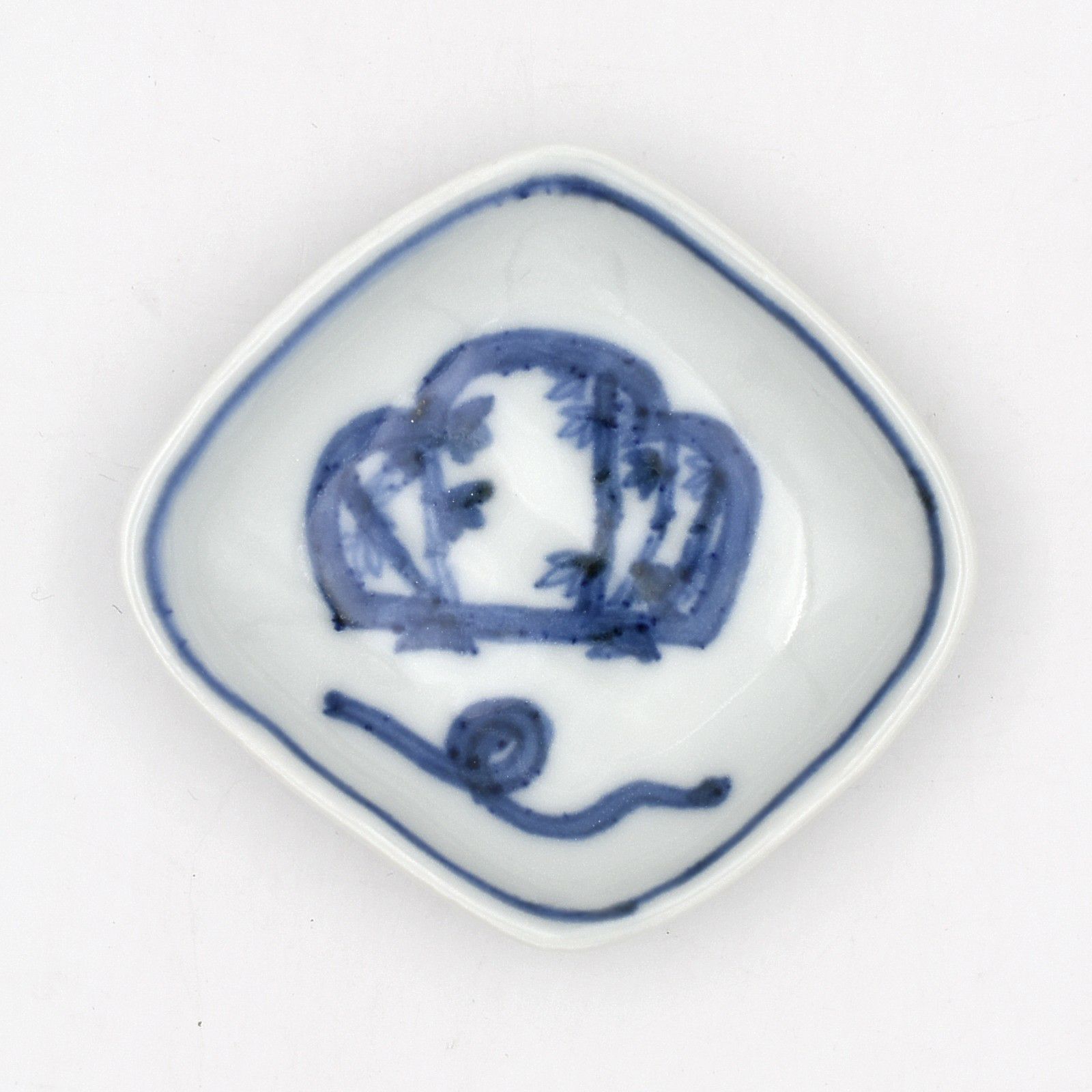 セトモノホンポ(Setomonohonpo) 3個セット ヒワ釉四ツ切角鉢 [ 11.3×11.3 セトモノホンポ(Setomonohonpo) 3個セット 青地市松彫3.5鉢 [ 11×6cm ] | 角鉢陶磁器