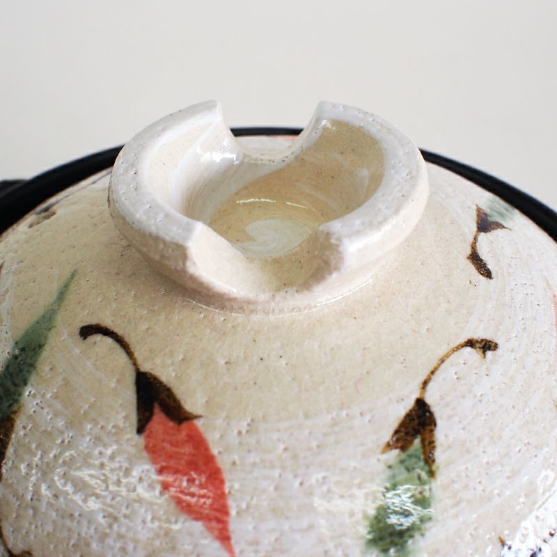 切込みのある蓋の取っ手です